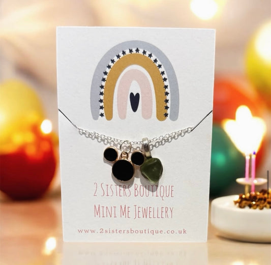 🌈Mini Me Sea Glass Necklace🌈