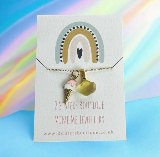 🌈Mini Me Sea Glass Necklace🌈